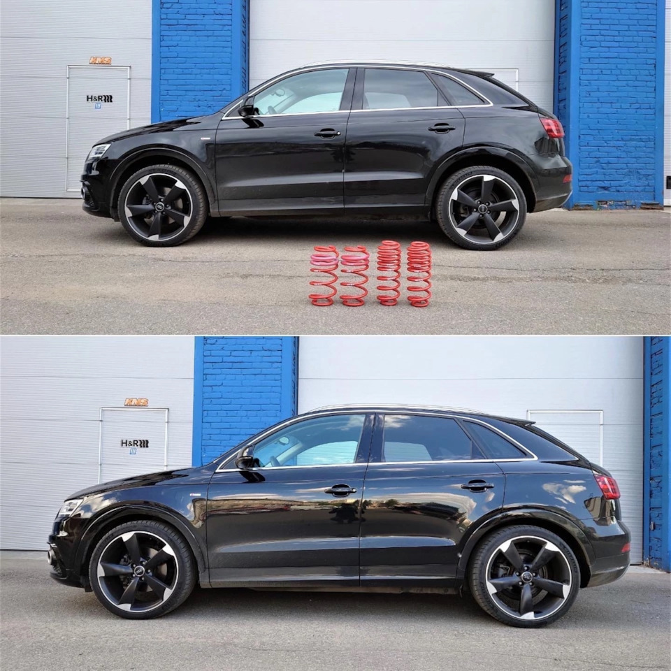 H&R делает Audi Q3 ещё лучше. — KMS Kovalchuk Motor Sport на DRIVE2