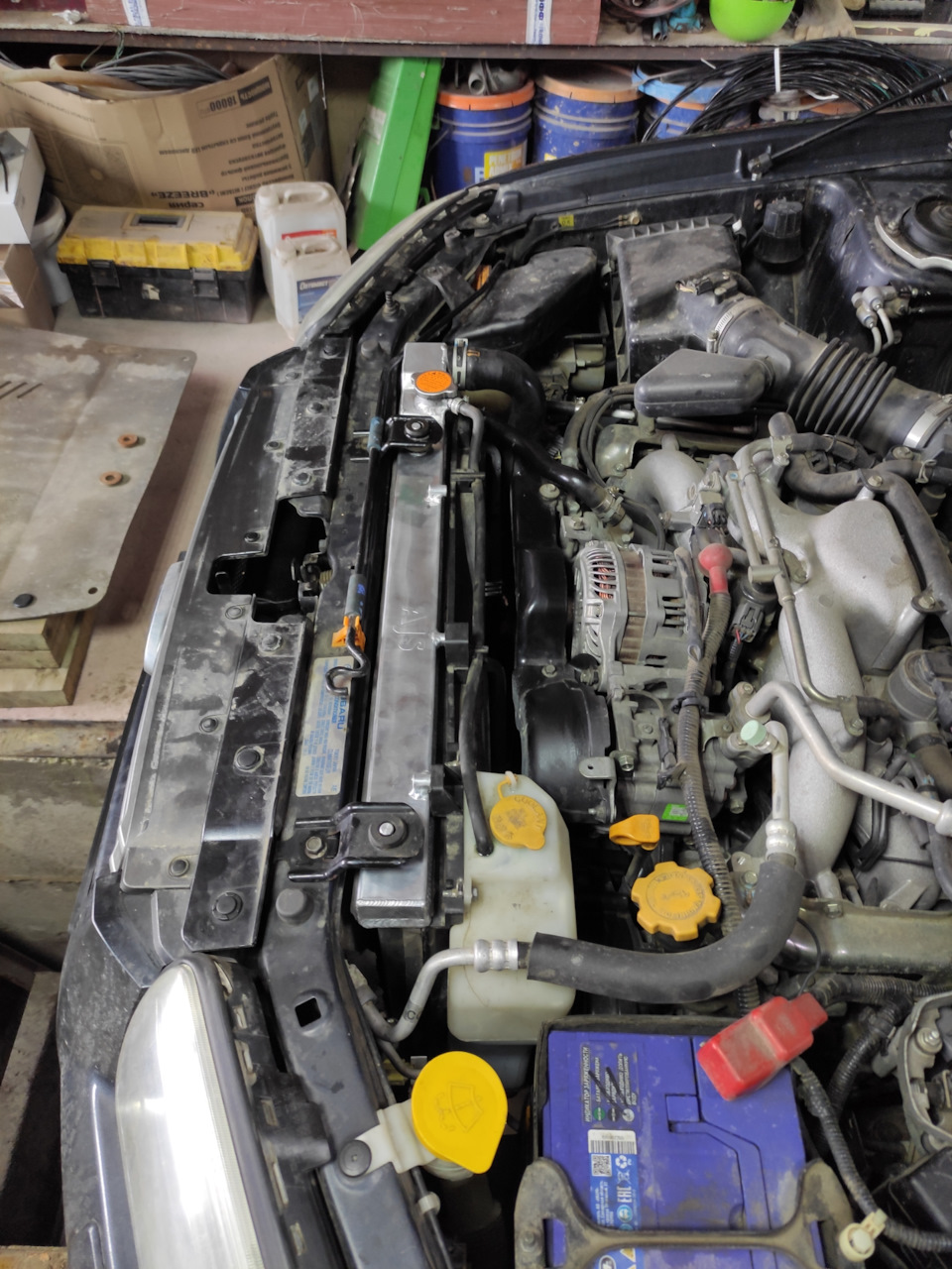 Радиатор Ajs, замена масла и задняя тяга автокорректора фар. — Subaru ...
