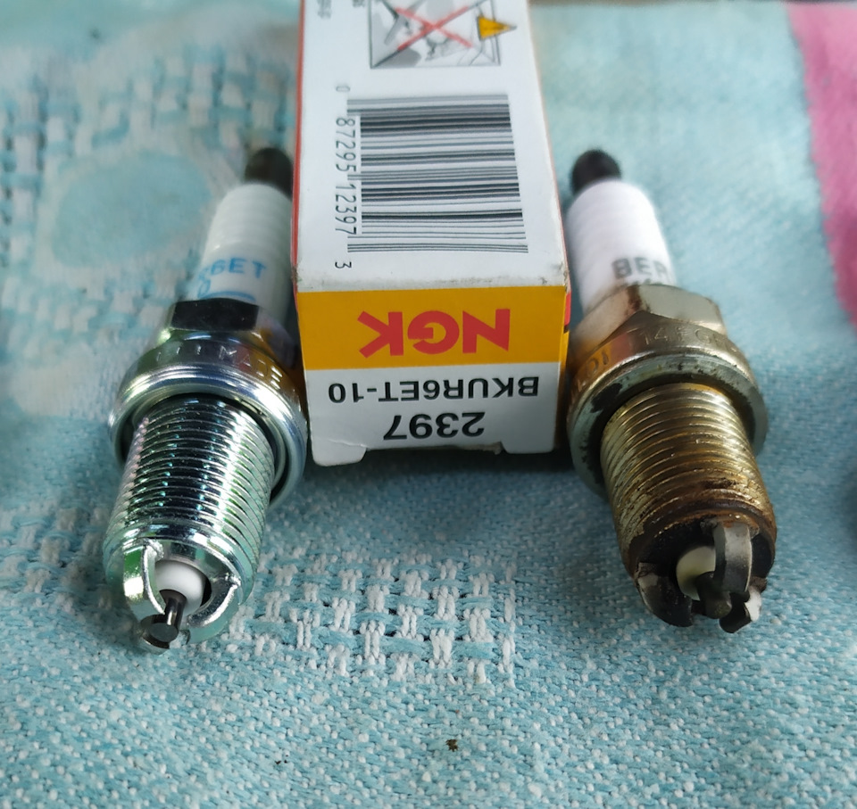 BKUR6ET10 Свеча зажигания 2397 NGK | Запчасти на DRIVE2