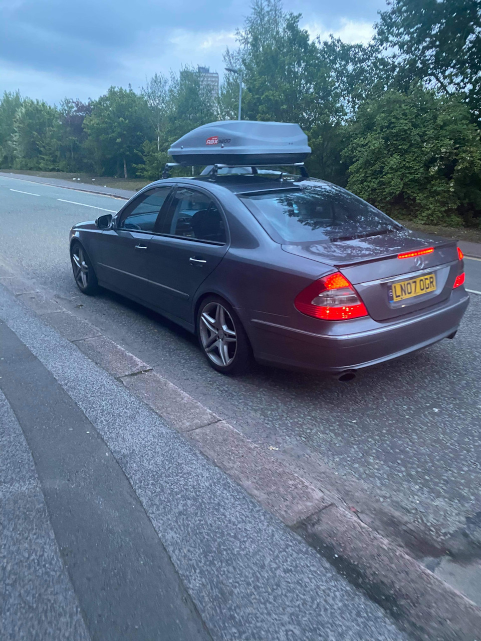 Реилинги и багажник:) — Mercedes-Benz E-class (W211), 3 л., 2007 года ...