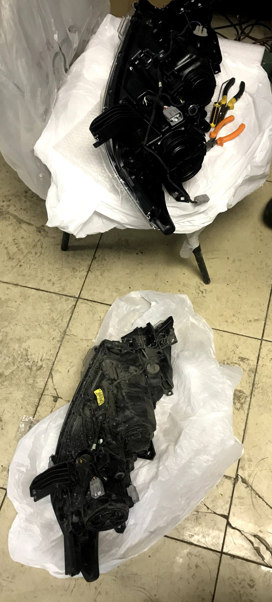 Перепиновка корректора. На первый ушло мин.10. Второй поддался за мгновение. Буквально. — Mitsubishi Outlander (3G)