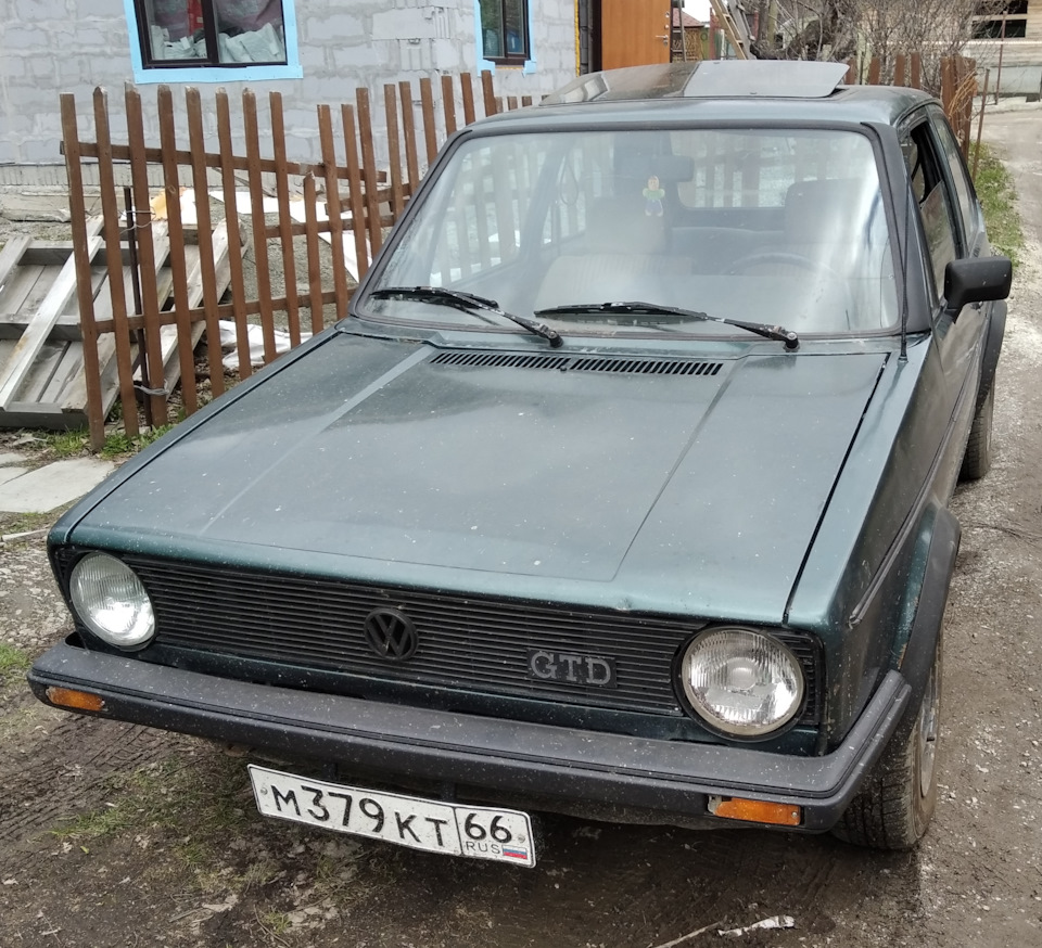 Покупка, регистрация, первые изменения — Volkswagen Golf Mk1, 1,6 л, 1983  года | другое | DRIVE2