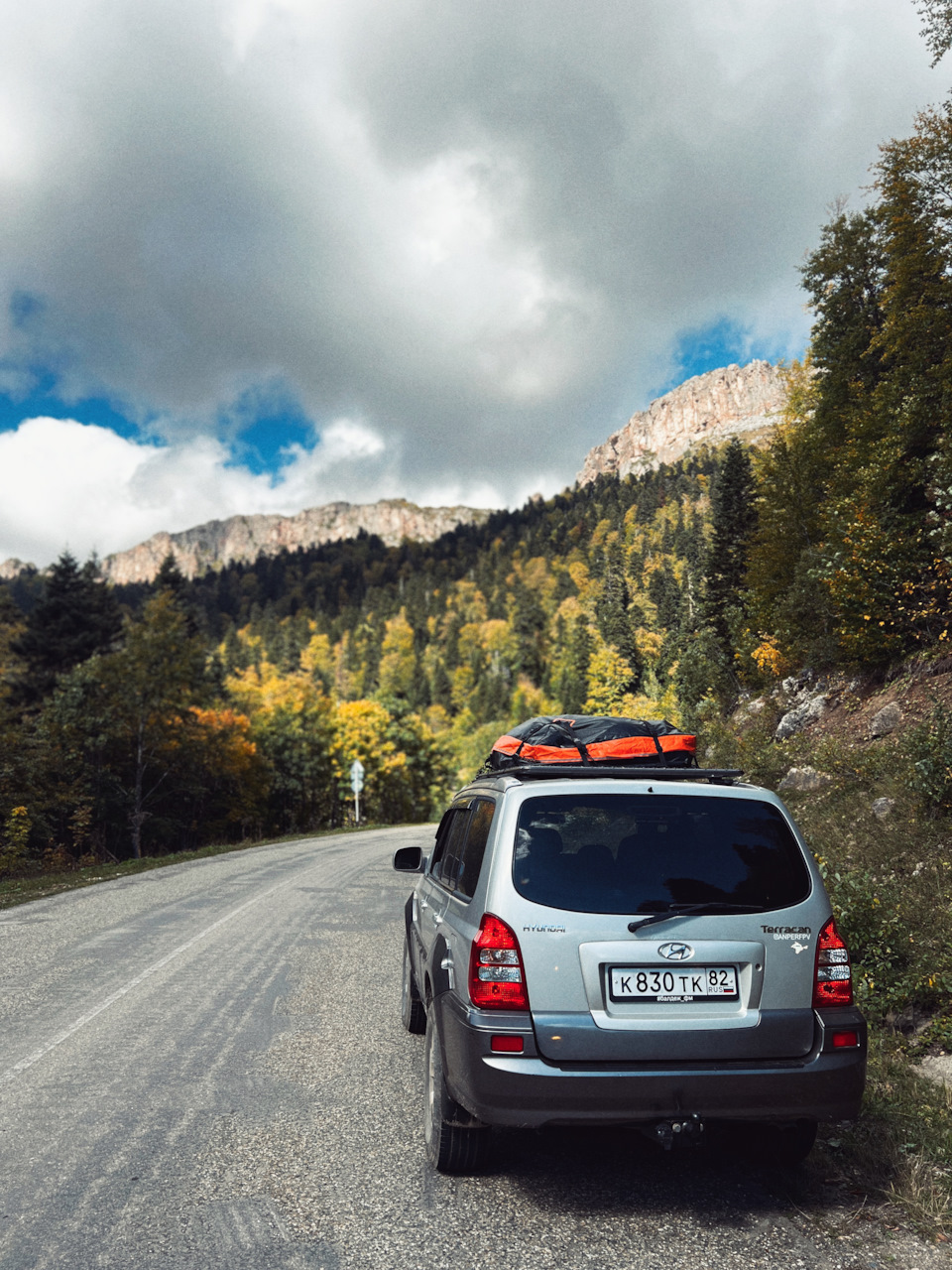 Адыгея/ 2 день/ яворова поляна/ пупырь ежа/ — Hyundai Terracan, 2,9 л ...
