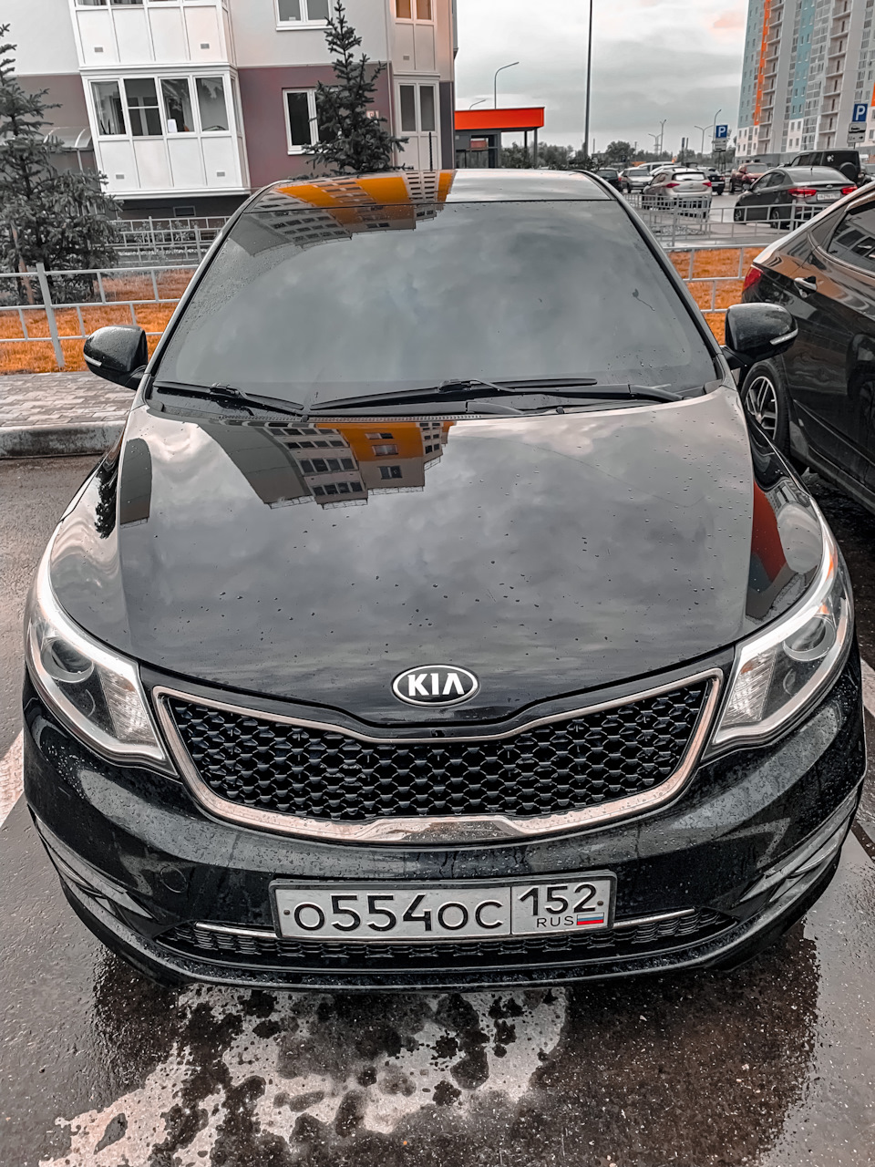 Тонировка в круг — KIA Rio (3G), 1,6 л, 2016 года | стайлинг | DRIVE2