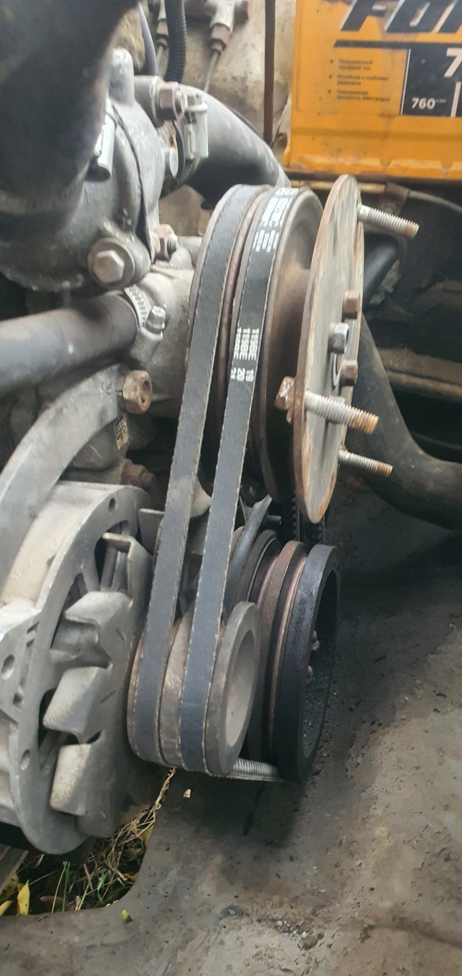 Ремени генератора… — ГАЗ 31029, 2,4 л, 1993 года | поломка | DRIVE2