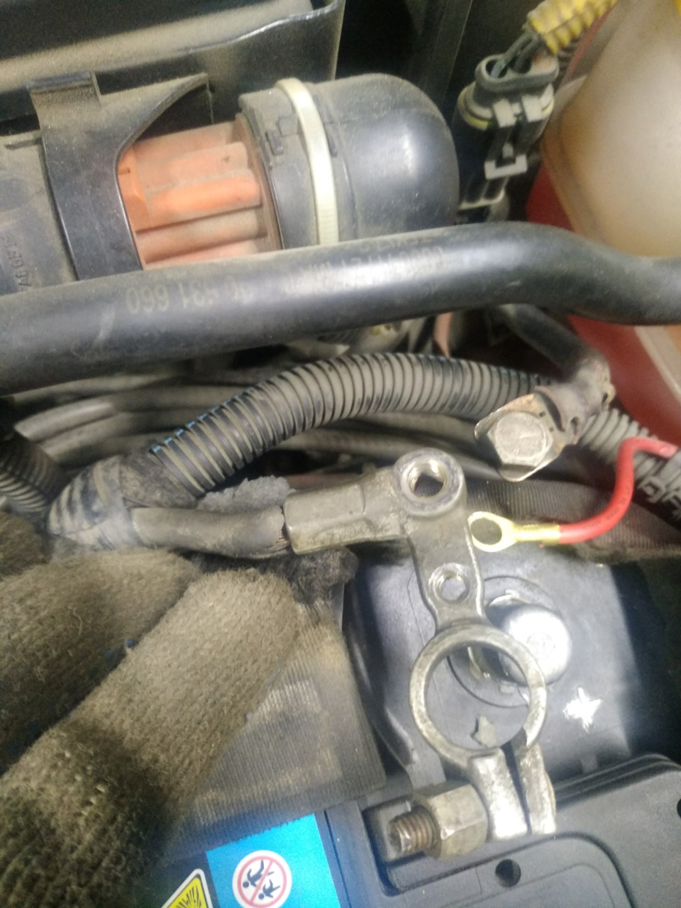 клемма — Opel Astra G