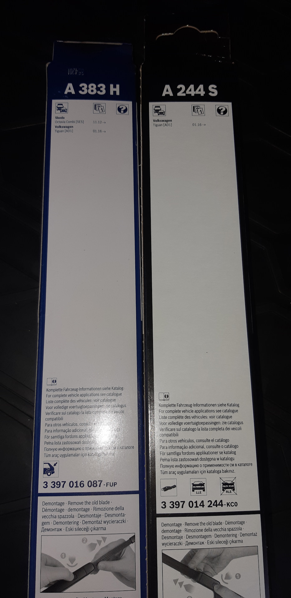 3397014244 СТЕКЛООЧИСТИТЕЛИ AEROTWIN [A244S] 630/550 ММ BOSCH ...