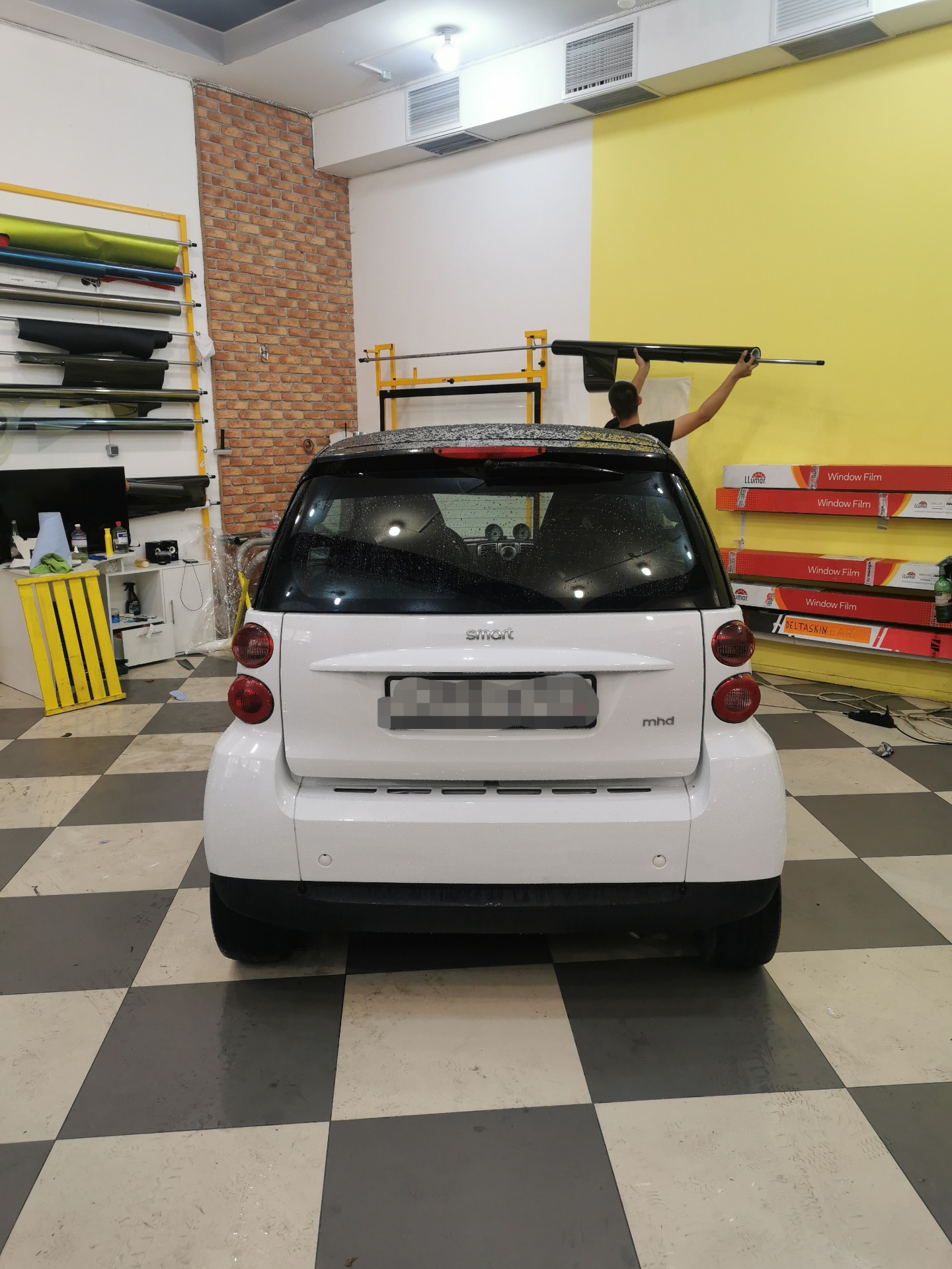 Тонировка — Smart fortwo (2G), 1 л, 2008 года | аксессуары | DRIVE2