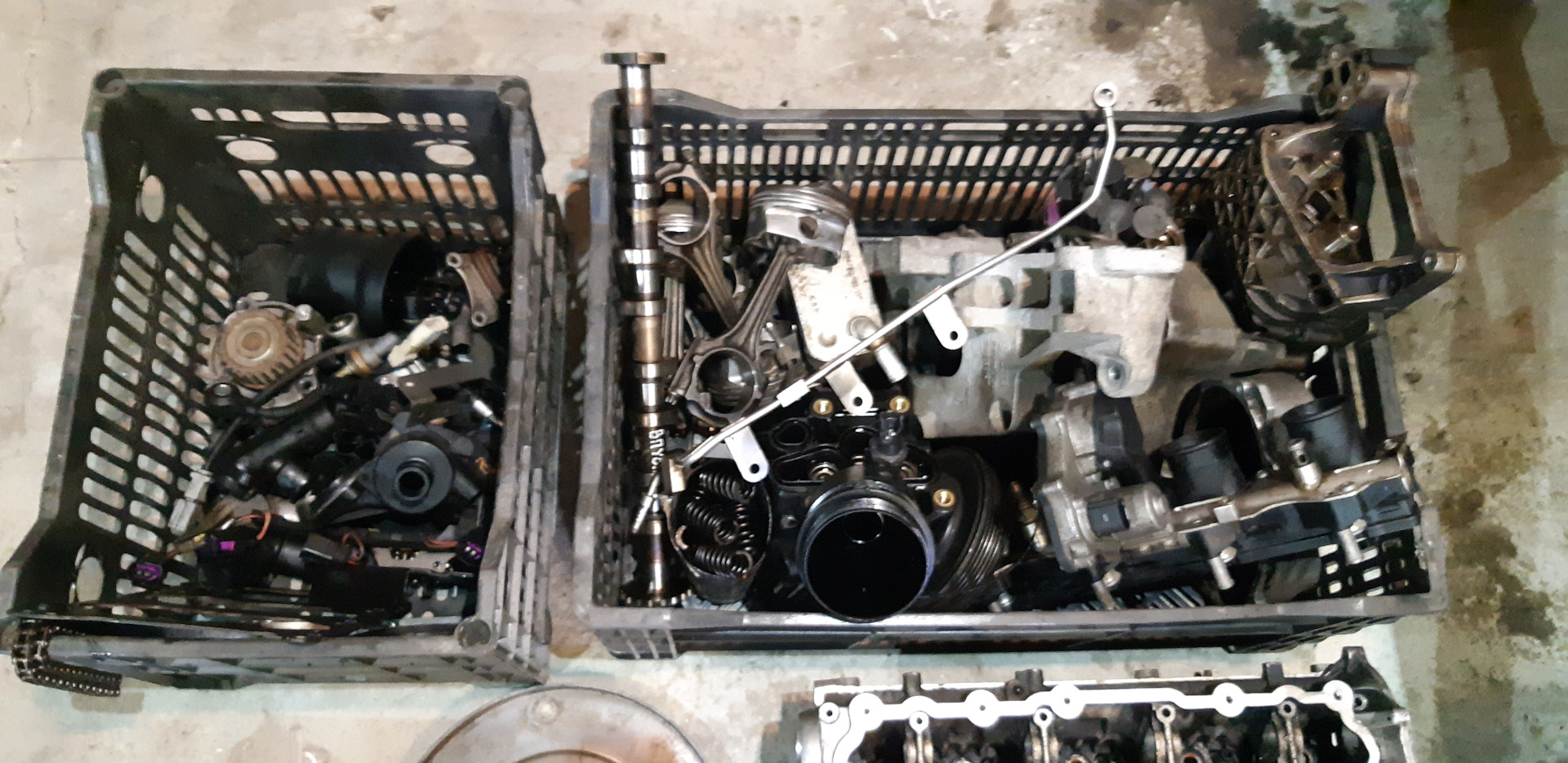 Поступил в разбор мотор BVZ 2,0 FSI с Skoda Octavia A5 — DAKAR на DRIVE2