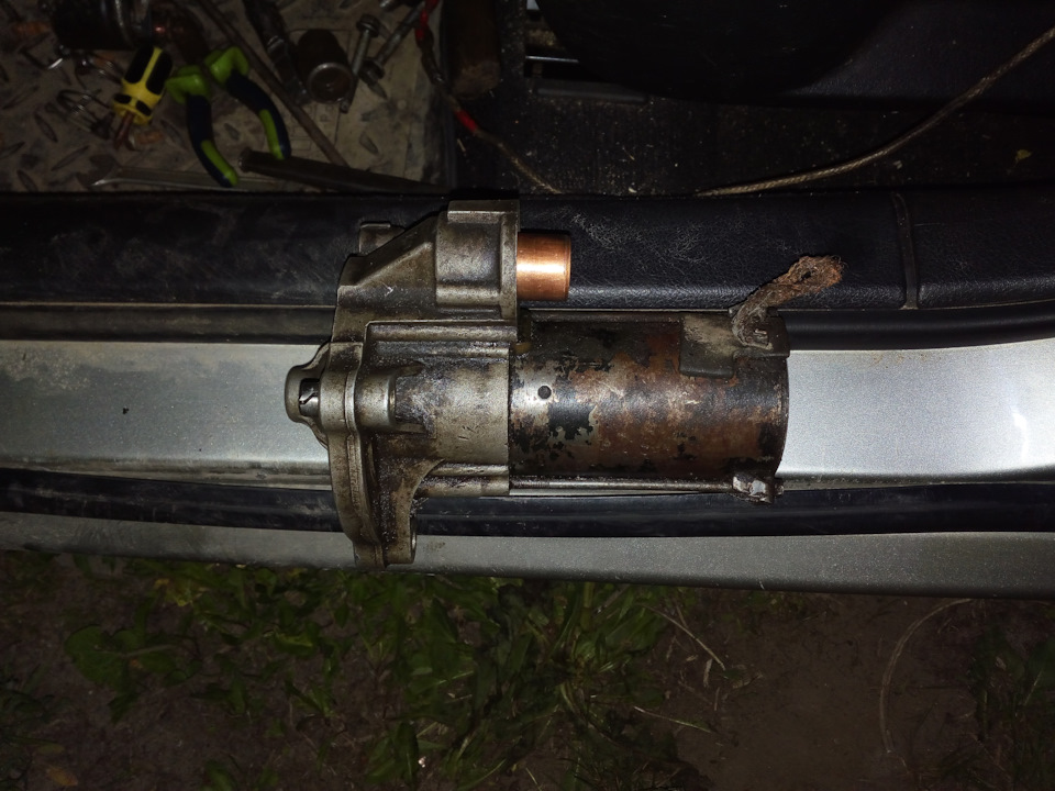 Ремонт стартера подручными средствами. — Peugeot 307, 1,6 л, 2005 года ...