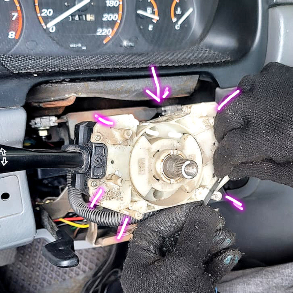 Мультируль установка. — Honda CR-V (RD1/RD2), 2 л, 2001 года | стайлинг ...