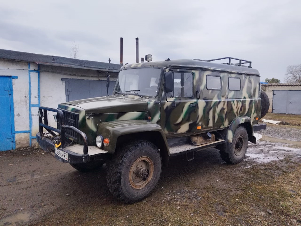 Шноркель на ГАЗ 330811 «Вепрь» — ГАЗ 330811 Вепрь, 4,7 л, 2011 года ...