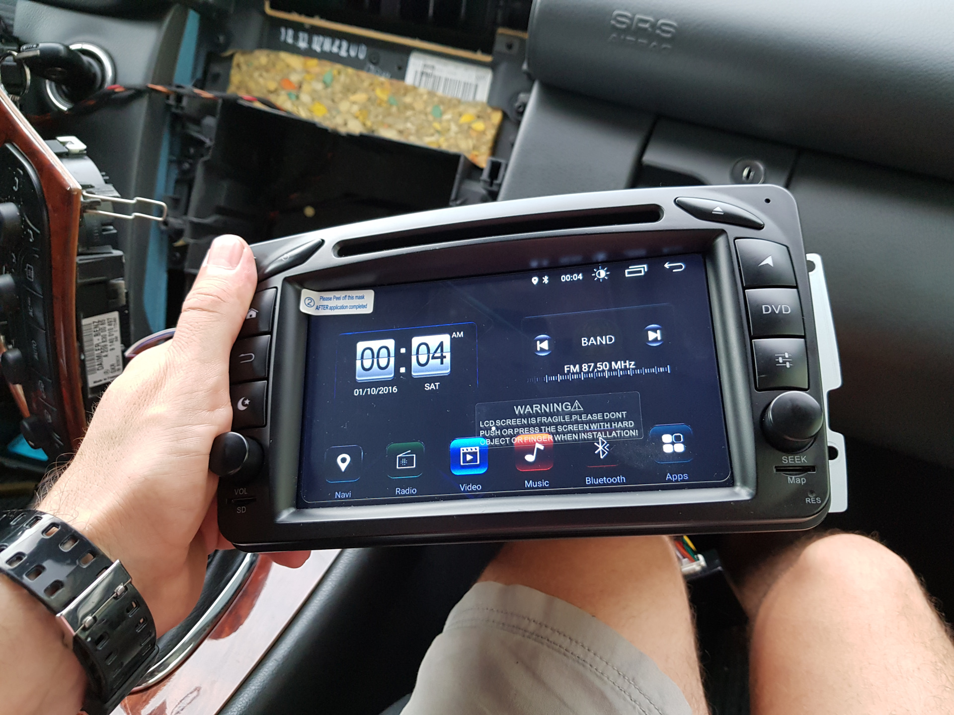 Андроид в mercedes w203 — Mercedes-Benz C-class (W203), 1,8 л, 2003 ...