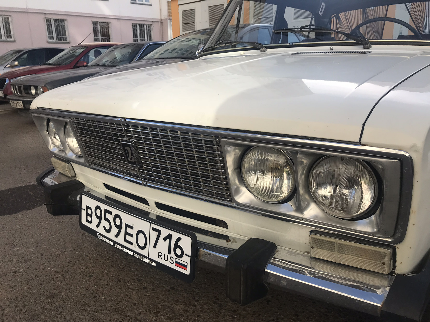 Металическая хром решётка на месте и Учёт в ГАИ😎 — Lada 21063, 1,3 л, 1985  года | стайлинг | DRIVE2