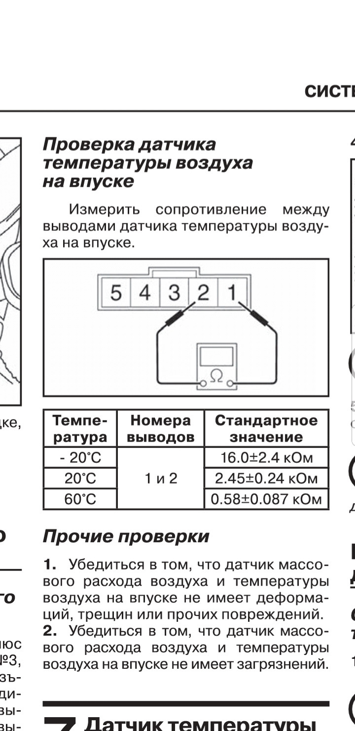 проверка датчика температуры воздуха на впуске — Subaru Outback (BR), 2,5  л, 2011 года | электроника | DRIVE2