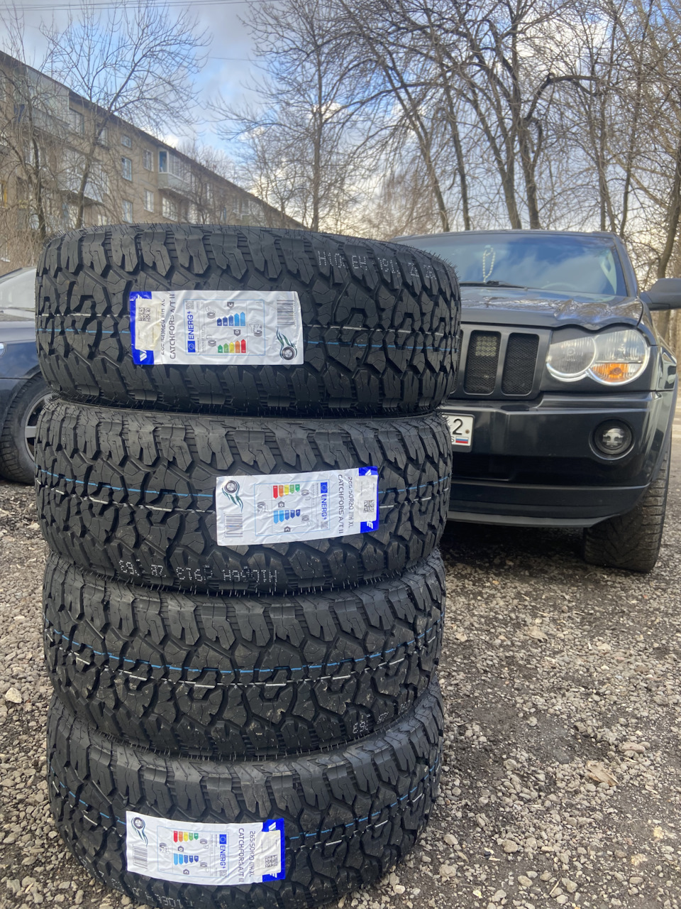 Шины А/Т windforce — Jeep Grand Cherokee (WK), 3,7 л, 2005 года | шины ...