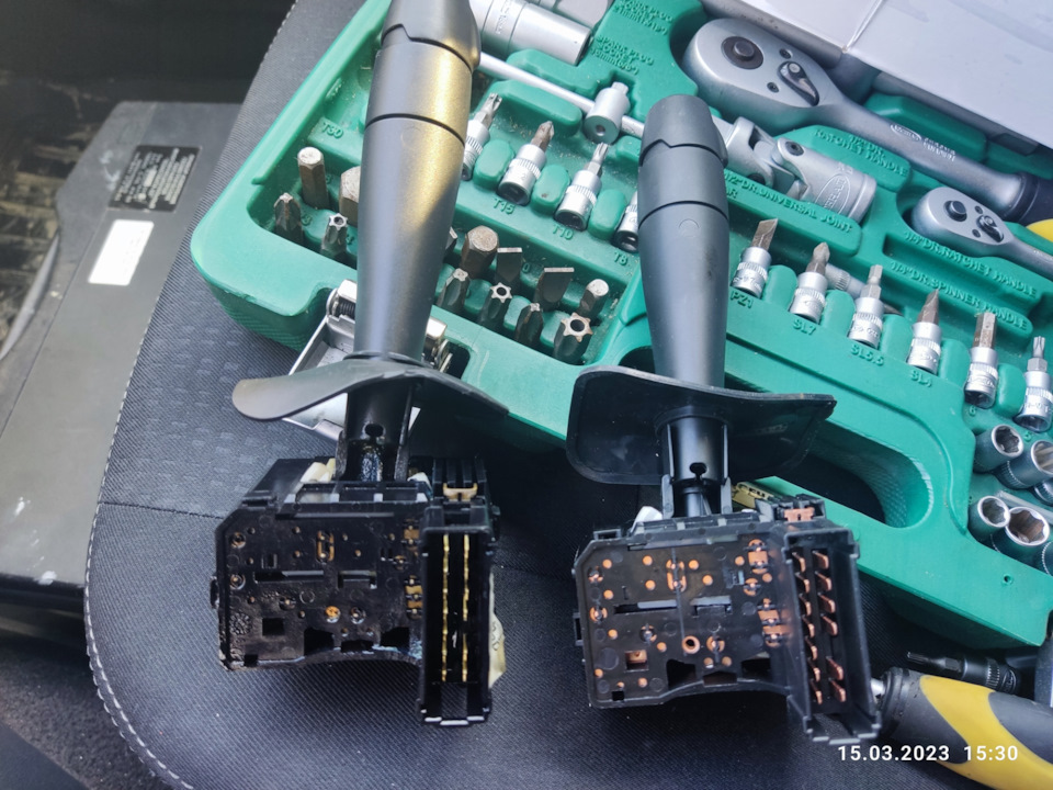 Замена подрулевого переключателя . — Nissan Terrano III, 2 л, 2015 года ...