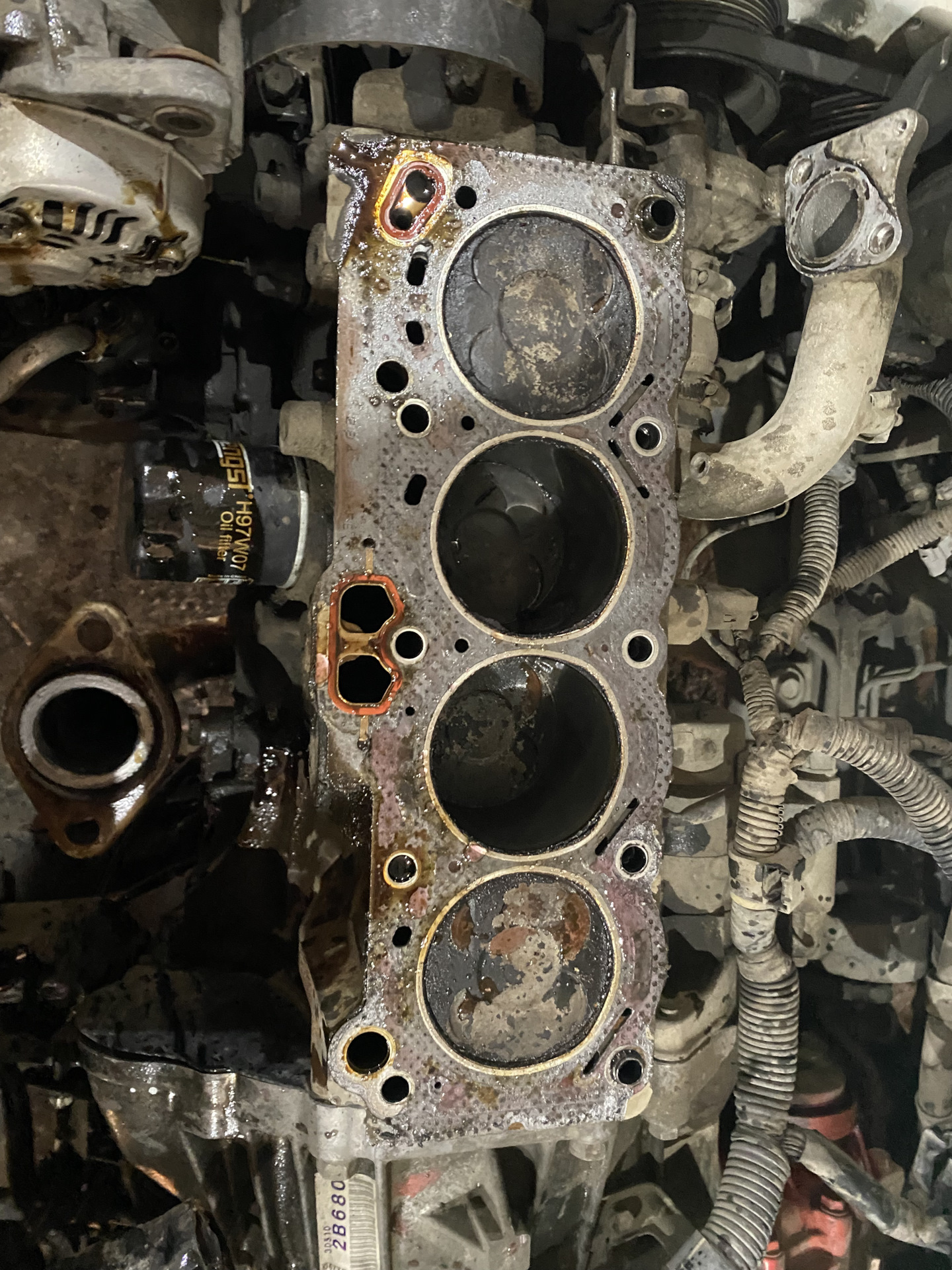 Ремонт двигателя — Toyota Carina (7G), 1,5 л, 1998 года | визит на ...