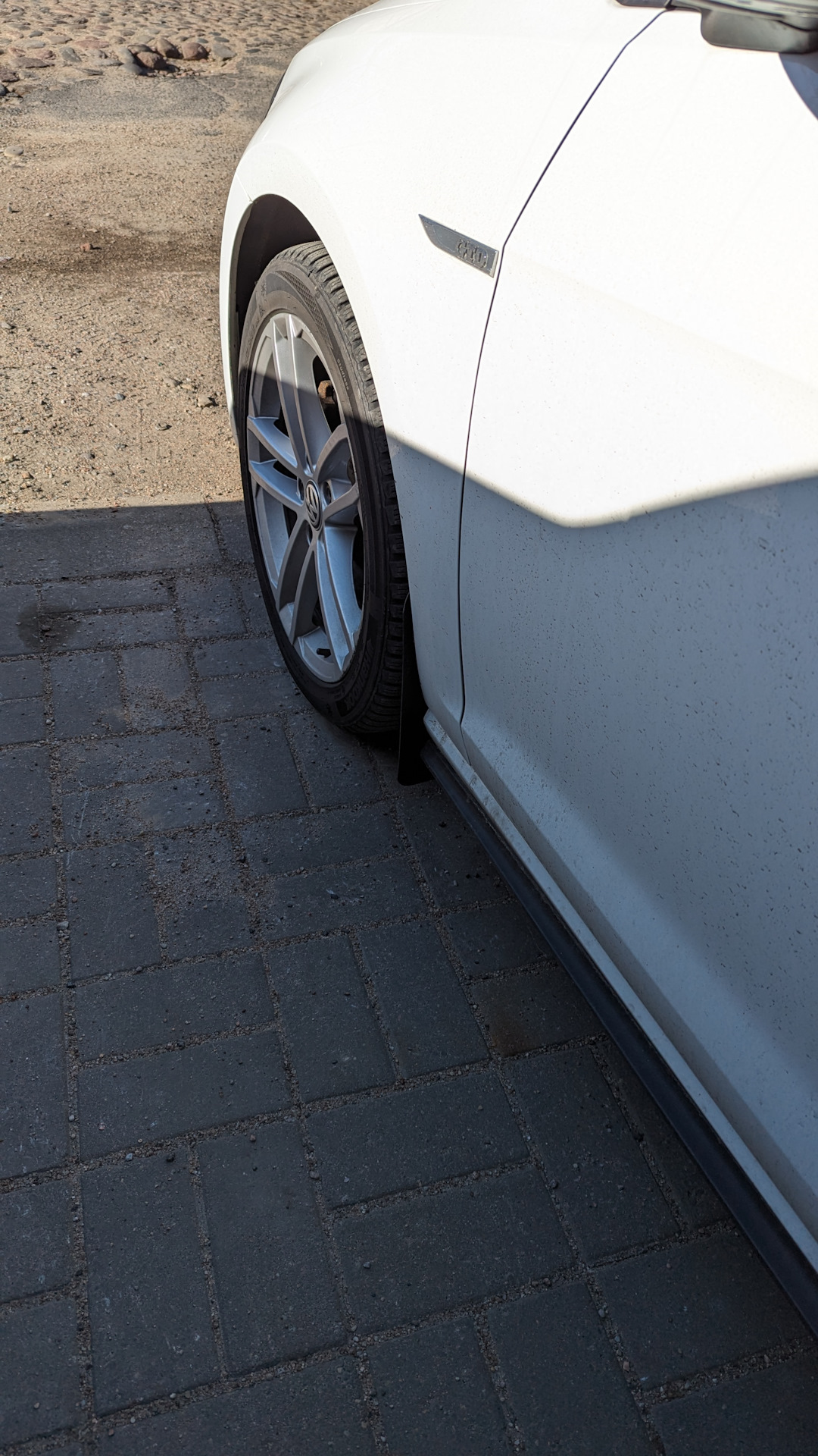 Брызговики своими руками — Volkswagen Golf Variant (Mk7), 2 л, 2016 ...