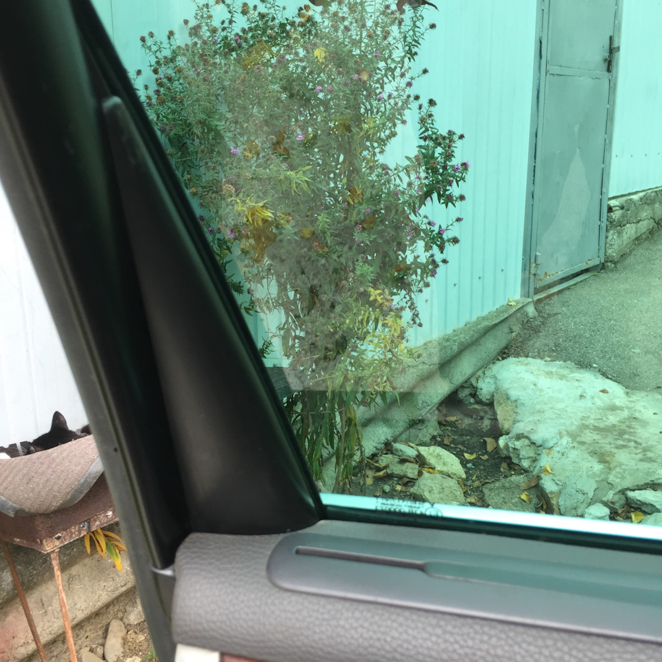 Разборка задней двери Туарег 2003. Заменка рамки, регулировка притвора ...