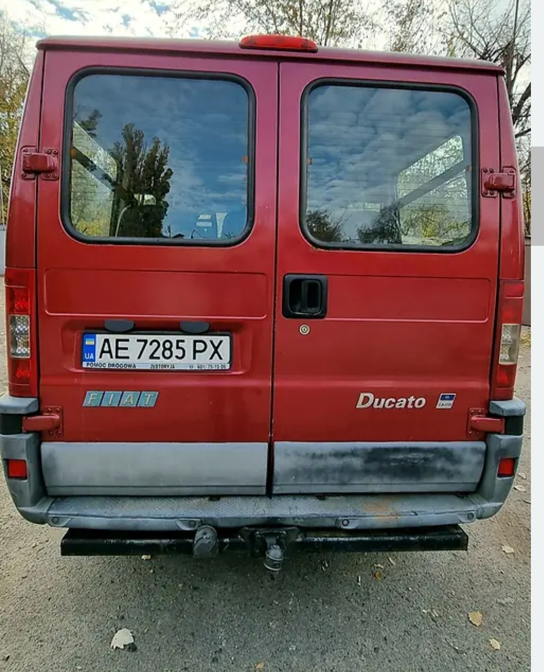 Красная краска — FIAT Ducato II, 2,8 л, 2002 года | стайлинг | DRIVE2