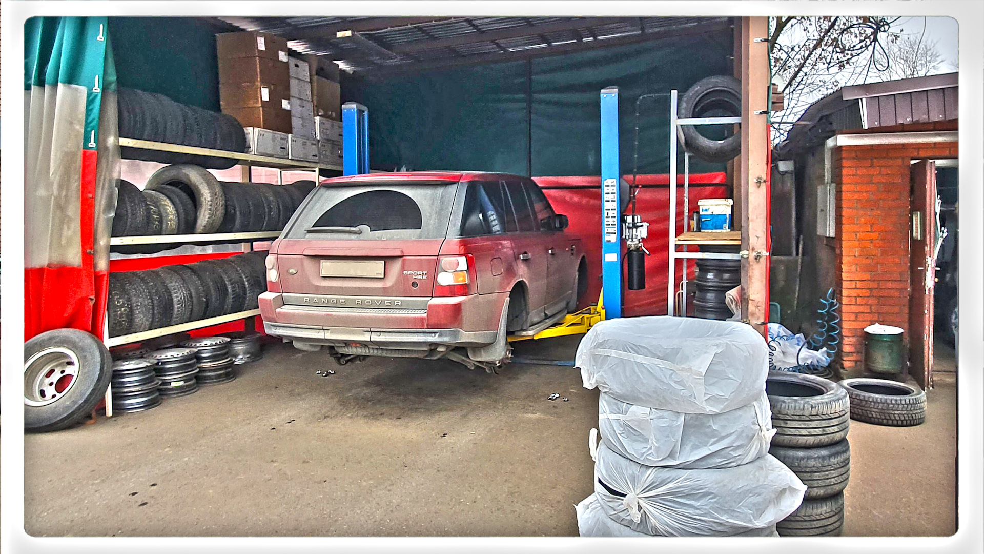 Переобулся с лета на зиму (v.6, Химки) — Land Rover Range Rover Sport ...
