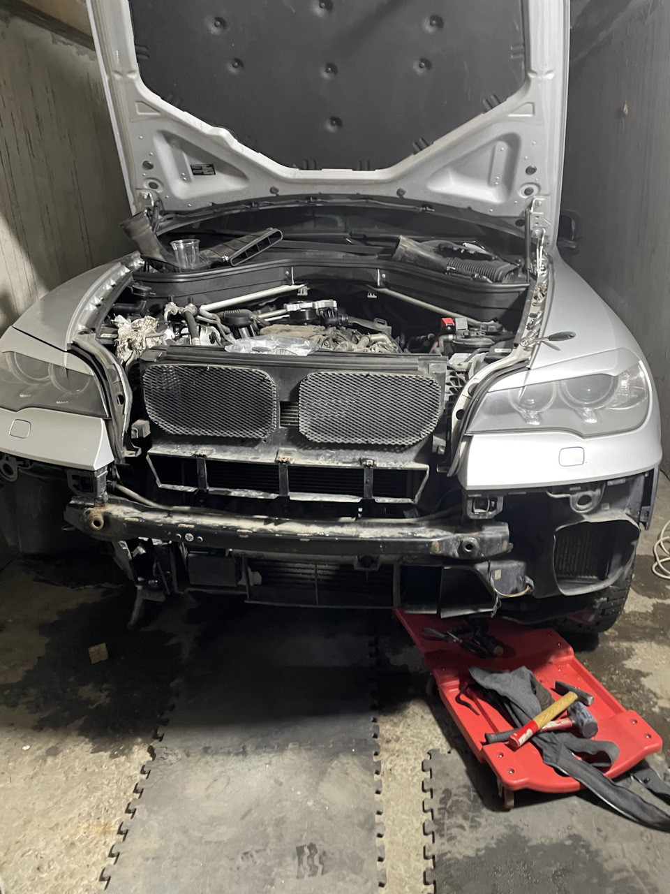 Замена помпы и попутно — BMW X5 (E70), 3 л, 2012 года | поломка | DRIVE2