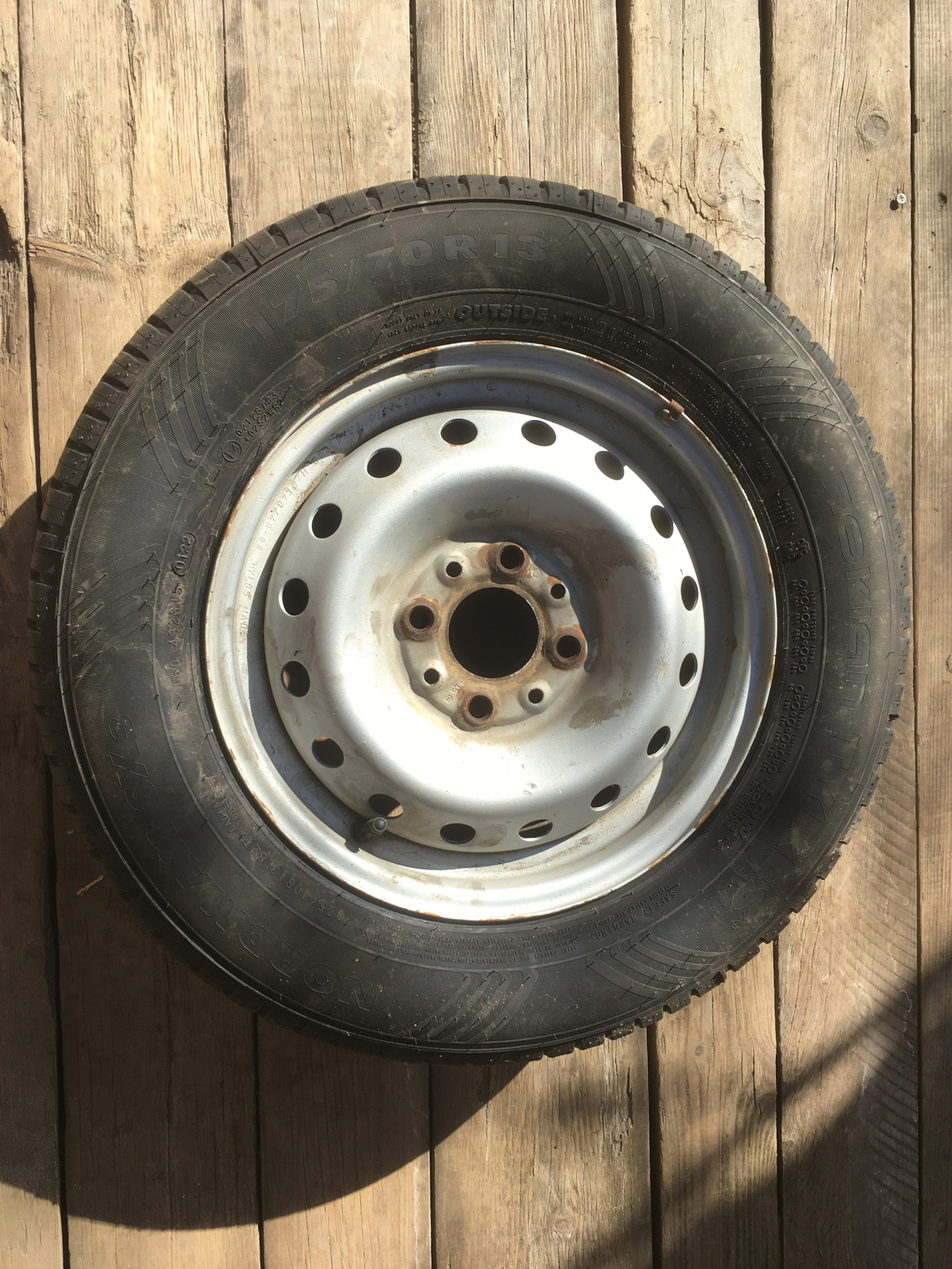 Nokian Nordman SX 3 175/70 R13 — Lada 21101, 1,6 л, 2005 года | шины ...