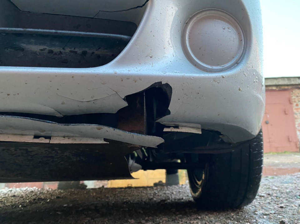 Про ремонт переднего бампера Хёнде Гетц — Hyundai Getz, 1,4 л, 2008 ...
