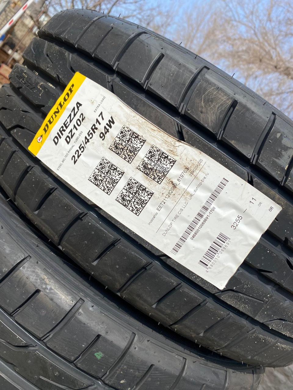 Фото в бортжурнале Москвич 2141. Запчасти на фото: D2102, Dunlop Direzza DZ102