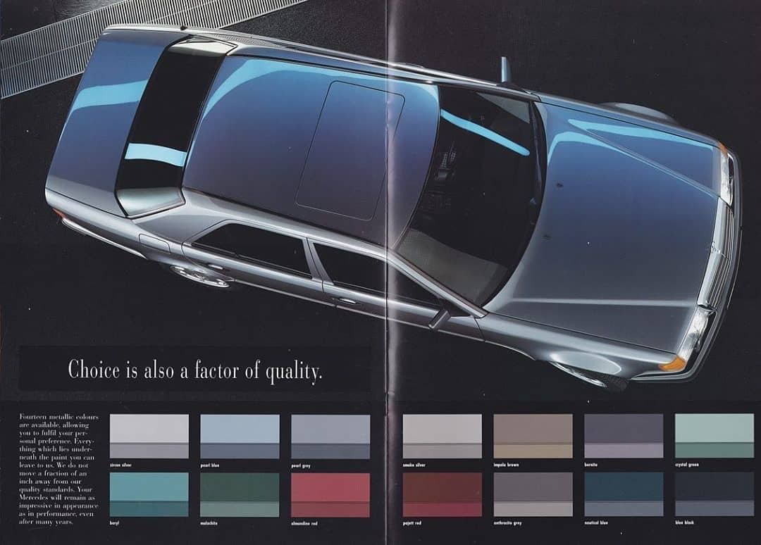 Проспект рекламный Е500 — DRIVE2