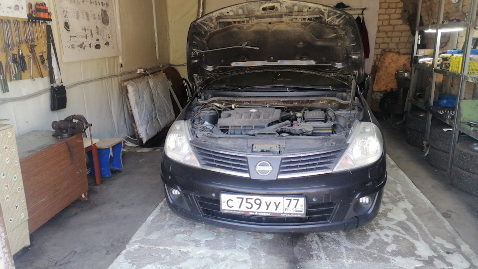 Ремонт кондея — Nissan Tiida (1G), 1,6 л, 2008 года | расходники | DRIVE2