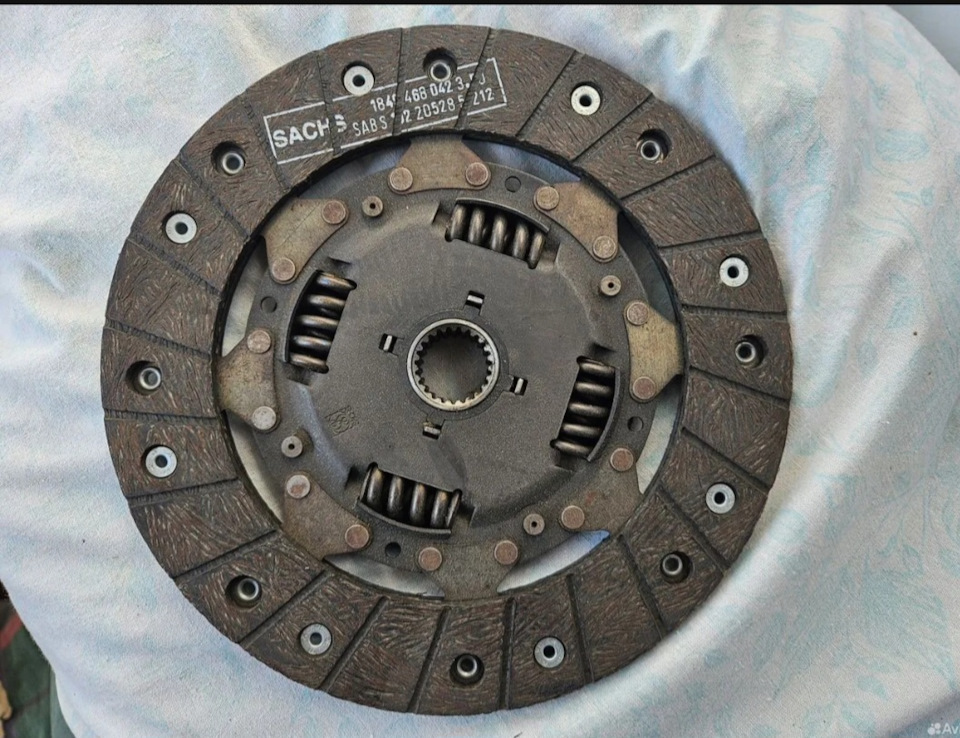 Диск сцепления Sachs 210 mm на Audi 100 (C4), Audi 100 (C3), Audi 80 ...