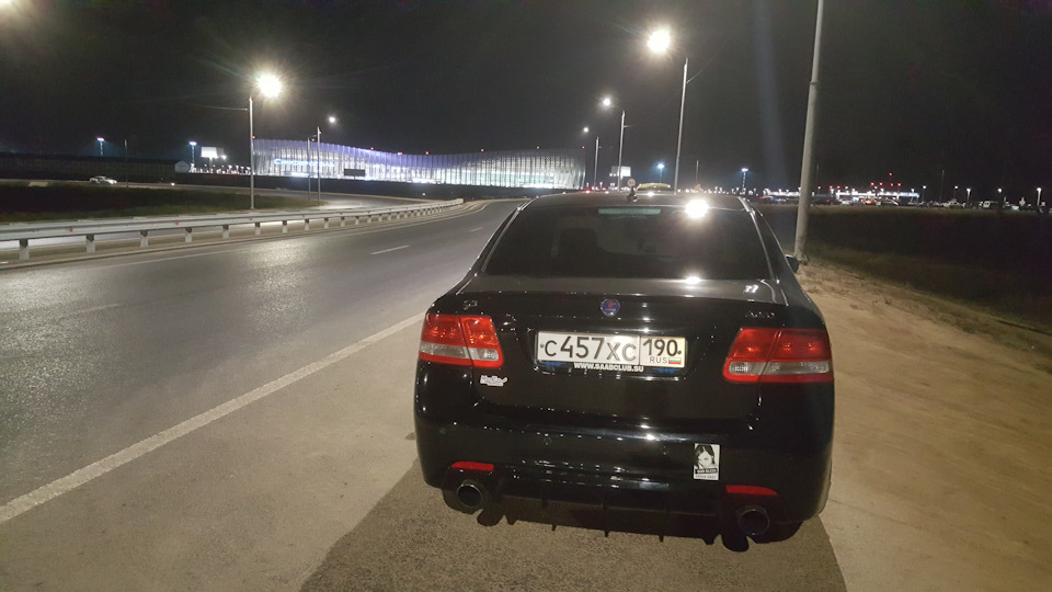 Наш новый аэропорт, кто-то хочет полетать… — Saab 9-3 (2G)