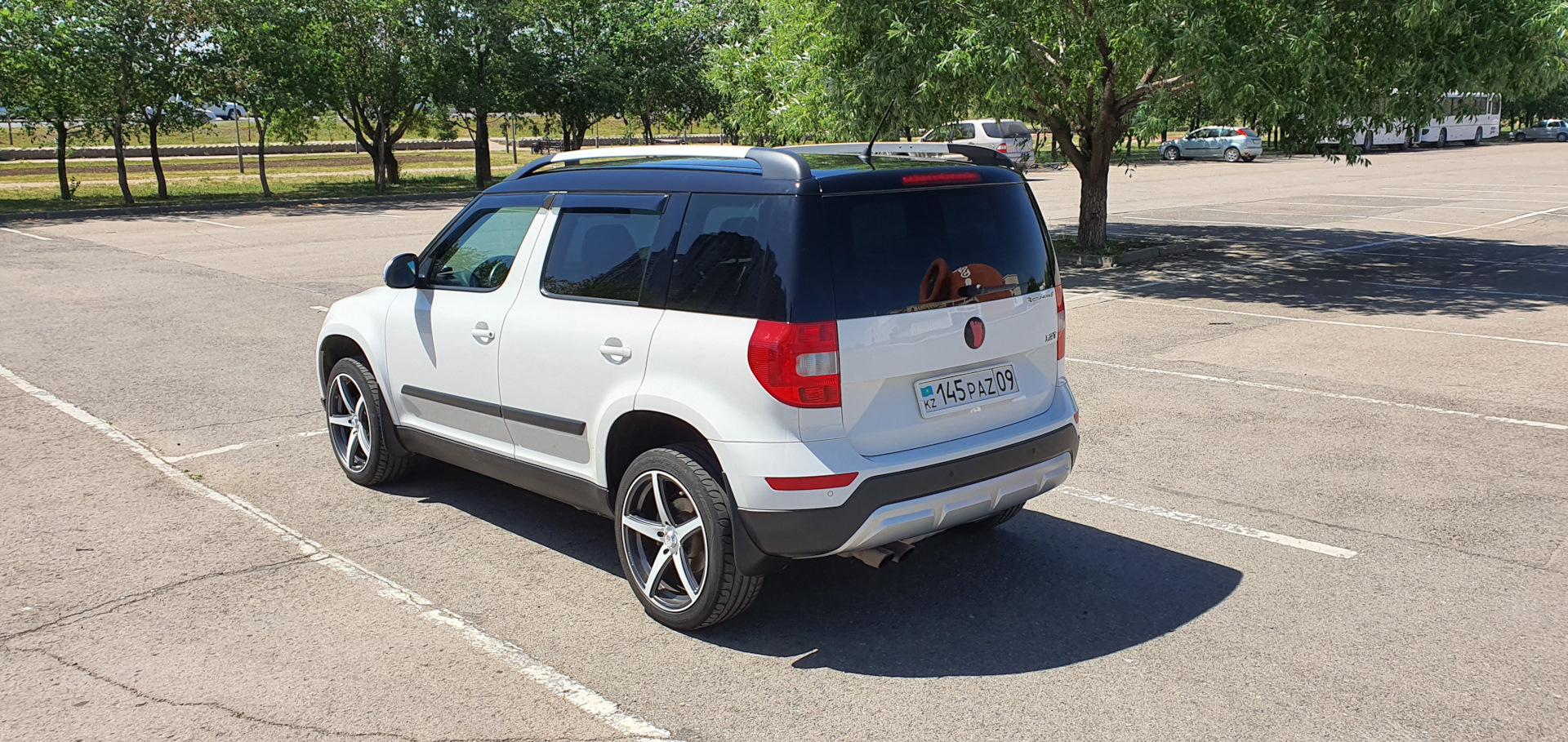 Skoda Yeti матовая пленка