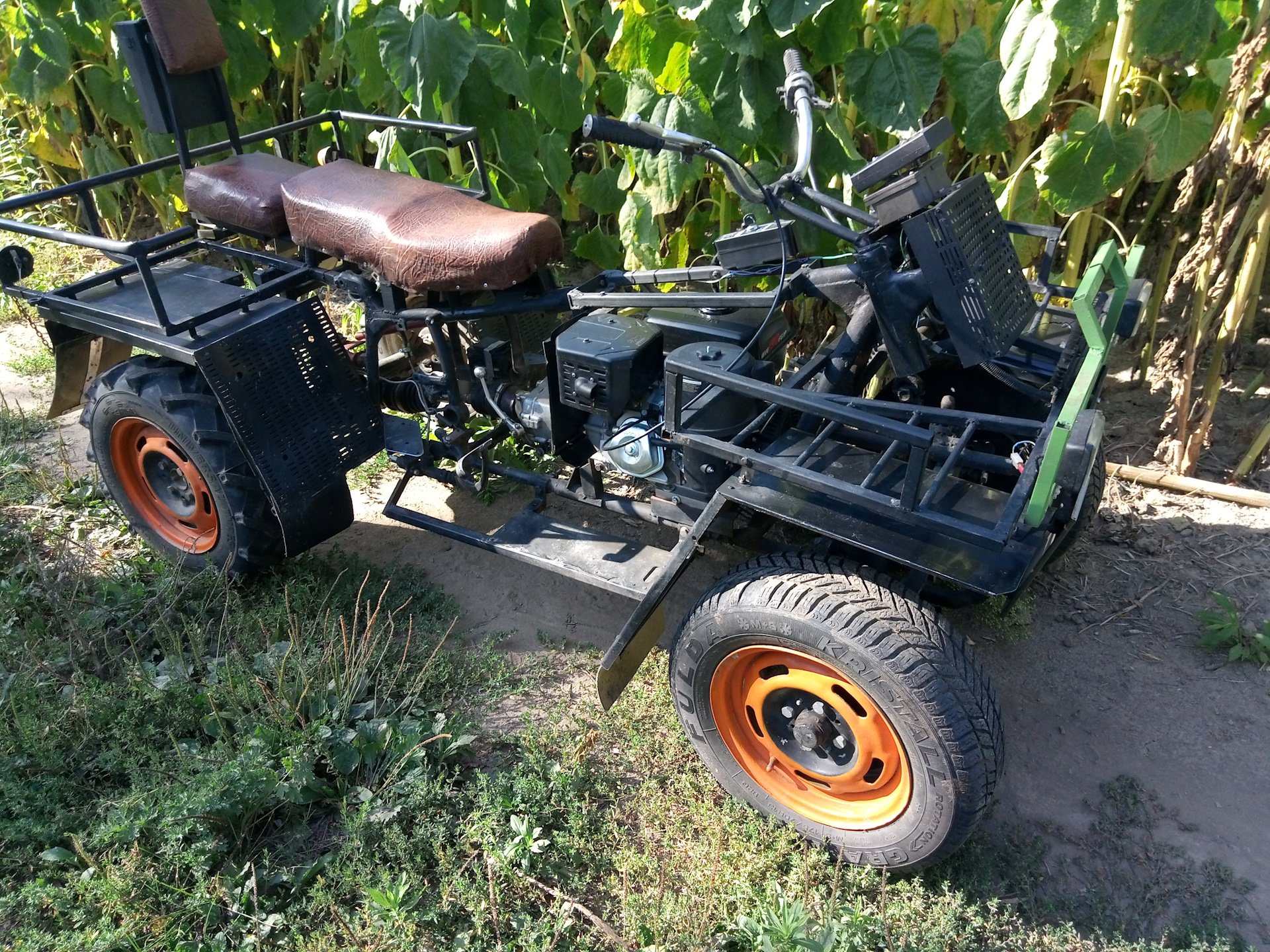 Novyj Vneshnij Vid Posle Zameny Dvigatelya I Testdrajvov Kvadrocikl S Dvigatelem Motobloka 0 5 L 2000 Goda Na Drive2