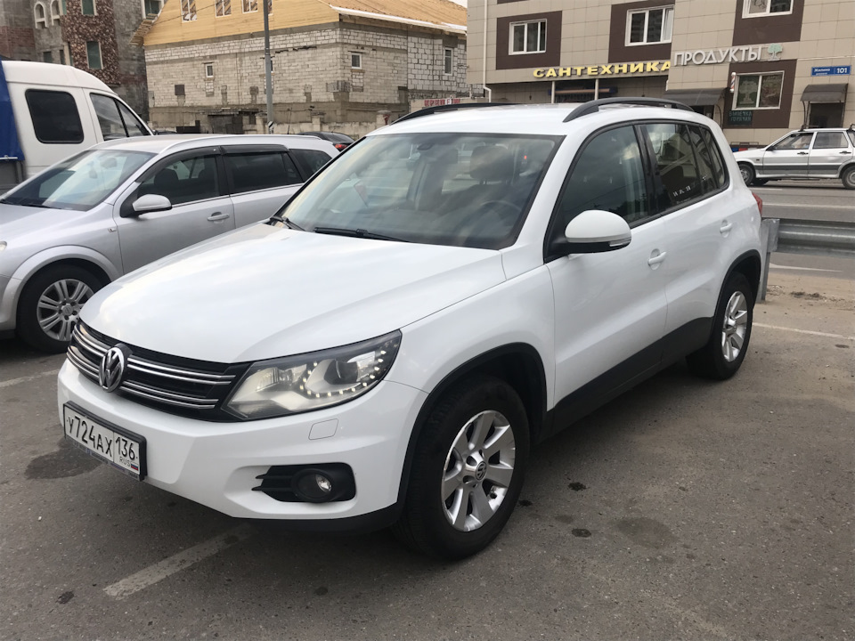 Volkswagen Tiguan 2014 Р±РµР»С‹Р№