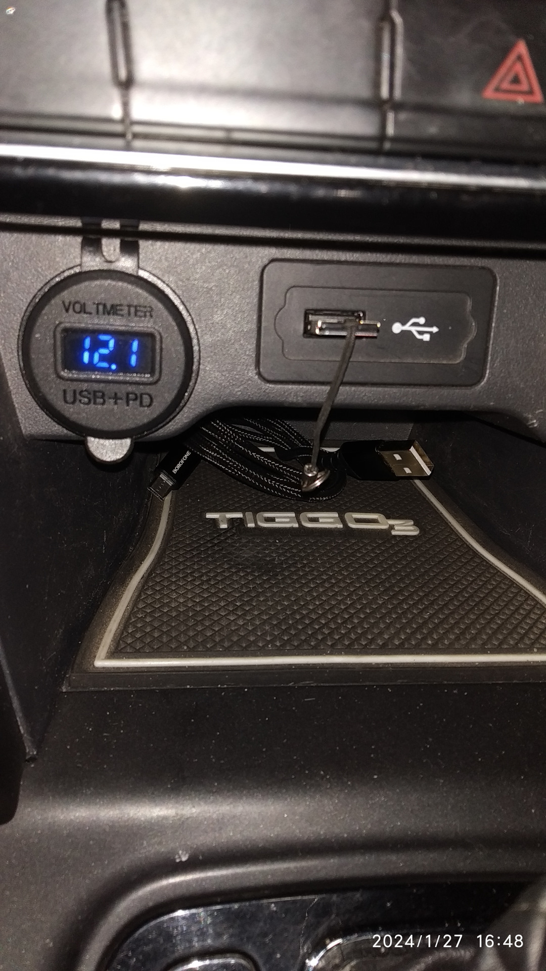 Вольтметр — прозвонка для авто — Chery Tiggo 3, 1,6 л, 2017 года ...