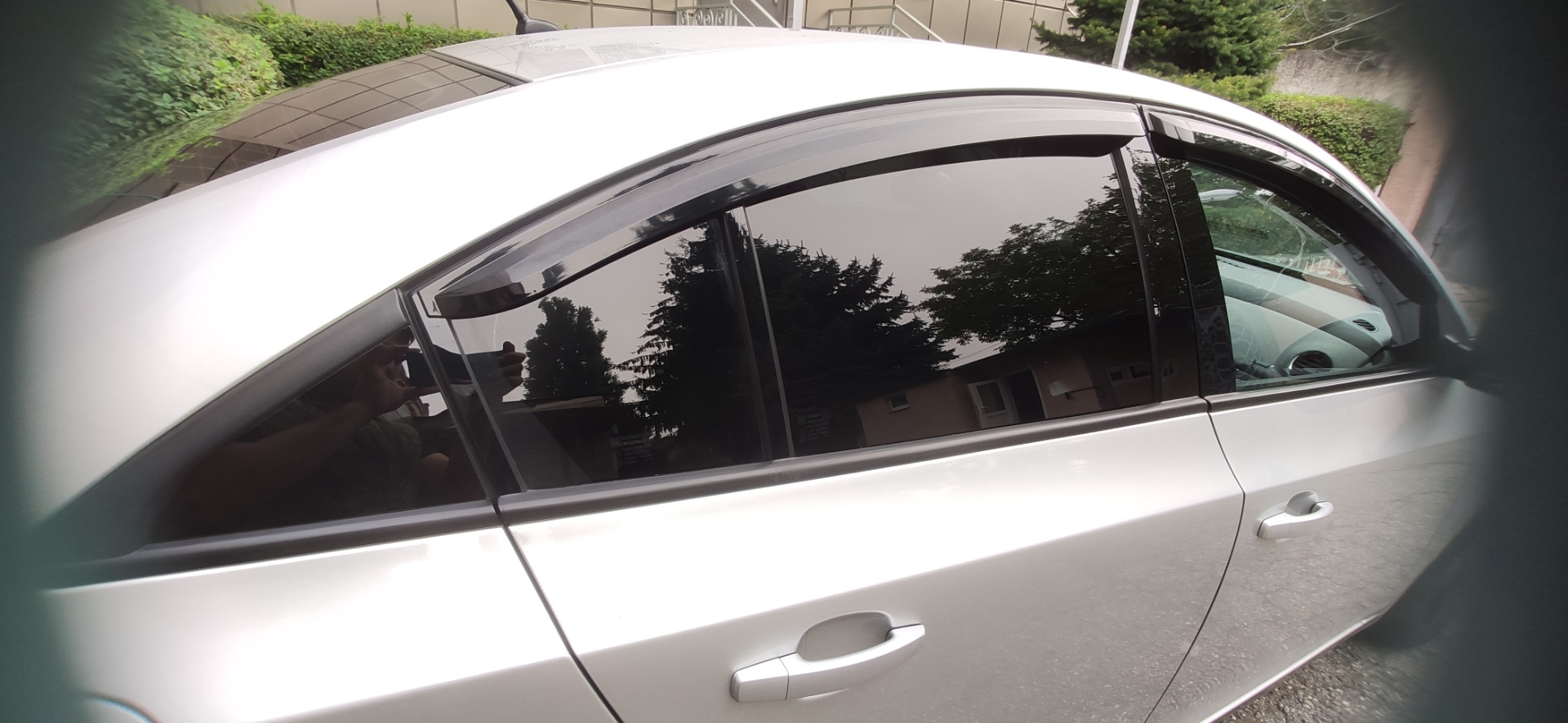 Наклейки на стойки дверей — Chevrolet Cruze (1G), 1,8 л, 2014 года ...