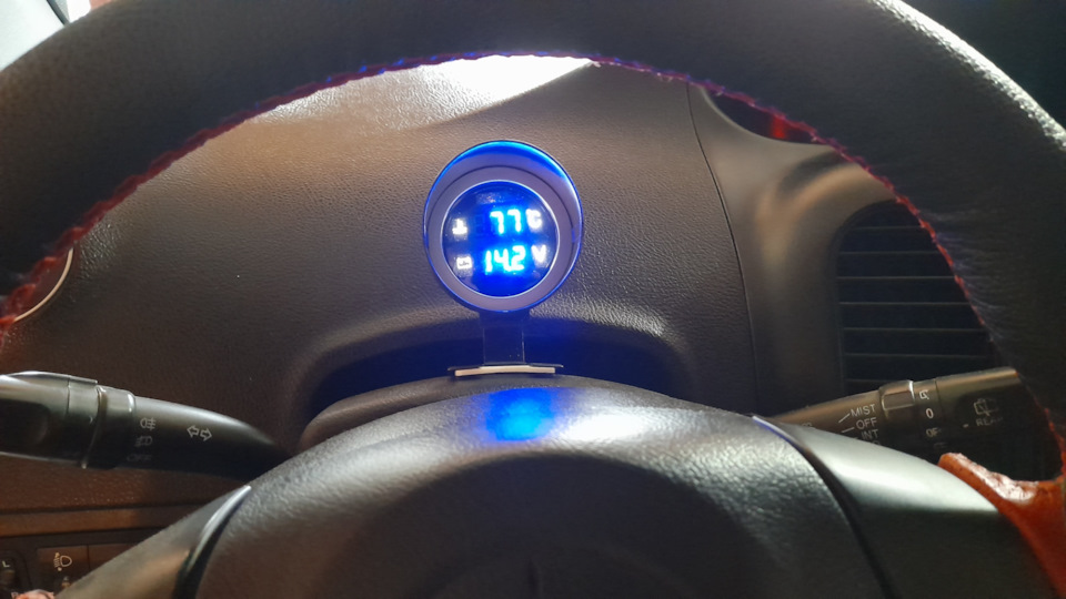 Установка дополнительного датчика температуры ДВС и датчик показания ...