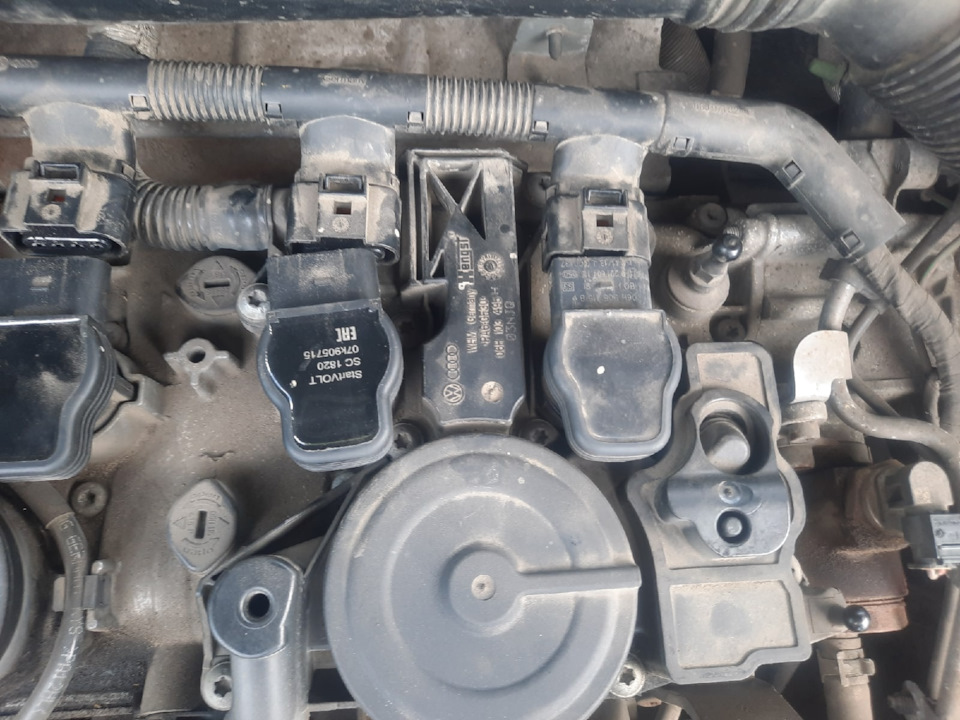 Запчасти на фото: SC1820, 07K905715. Фото в бортжурнале Skoda Superb Mk2