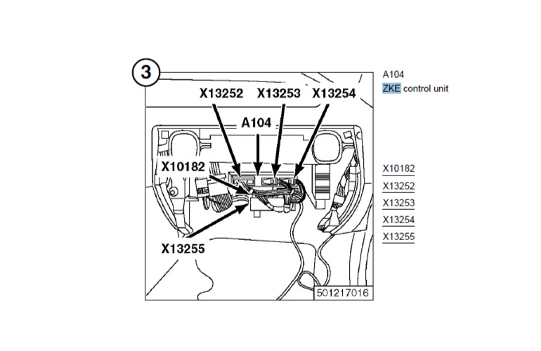 Месторасположение разъёмов — BMW 3 series (E36)