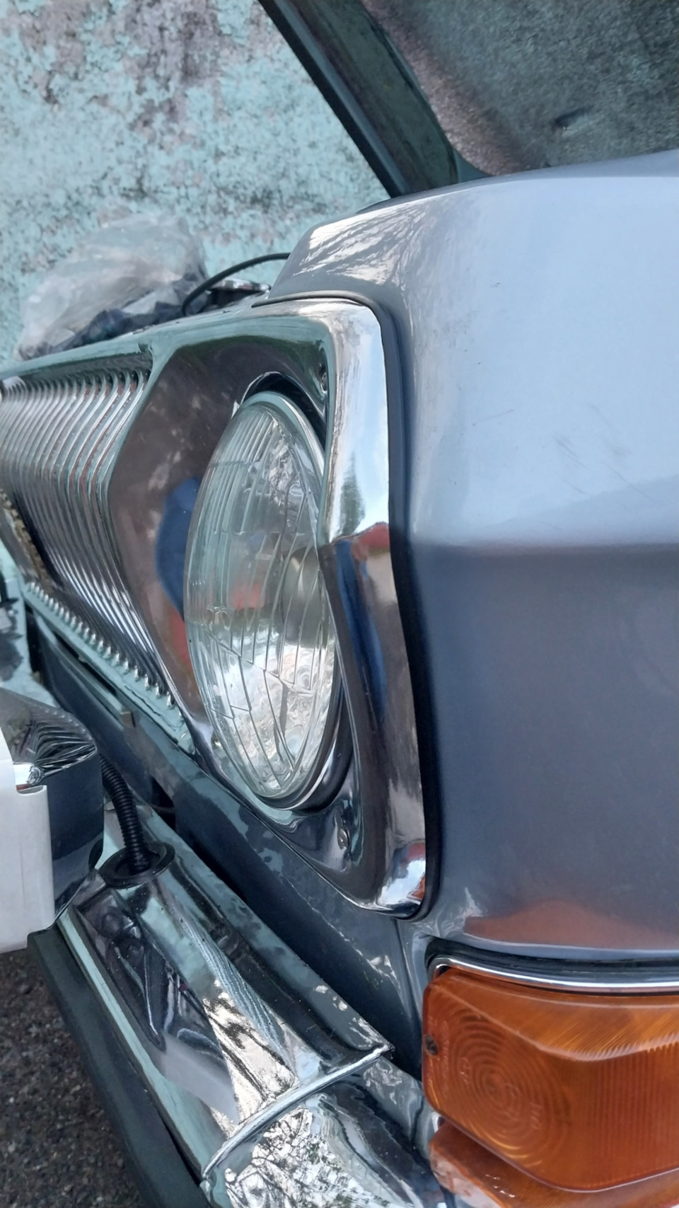 Окантовка очков фар — ГАЗ 2410, 2,5 л, 1988 года | аксессуары | DRIVE2