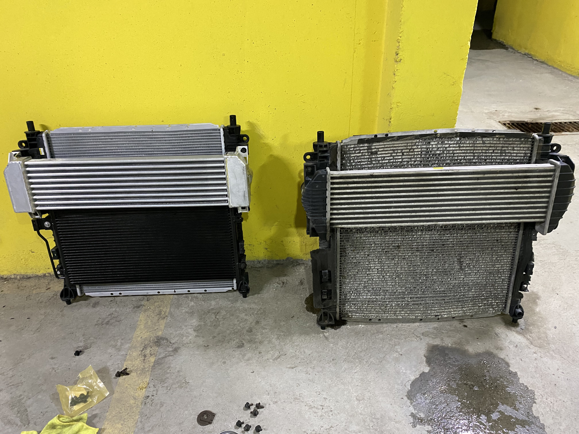 Новая кассета радиаторов — SsangYong Kyron, 2 л, 2008 года | запчасти ...