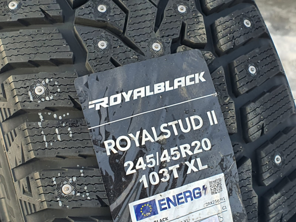 Шипованные шины в типоразмeрe 245/45 R20 ROYAL BLAСK ROYALSТUD II ...