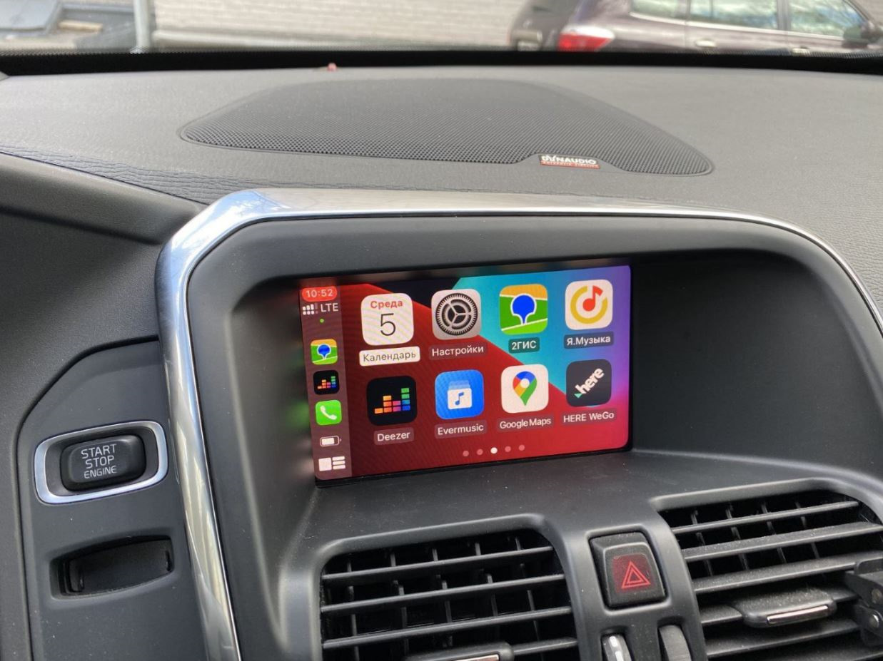 Активация carplay volvo xc60