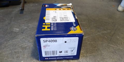 SP4098 КОЛОДКИ ТОРМОЗНЫЕ ПЕРЕДНИЕ SANGSIN | Запчасти на DRIVE2