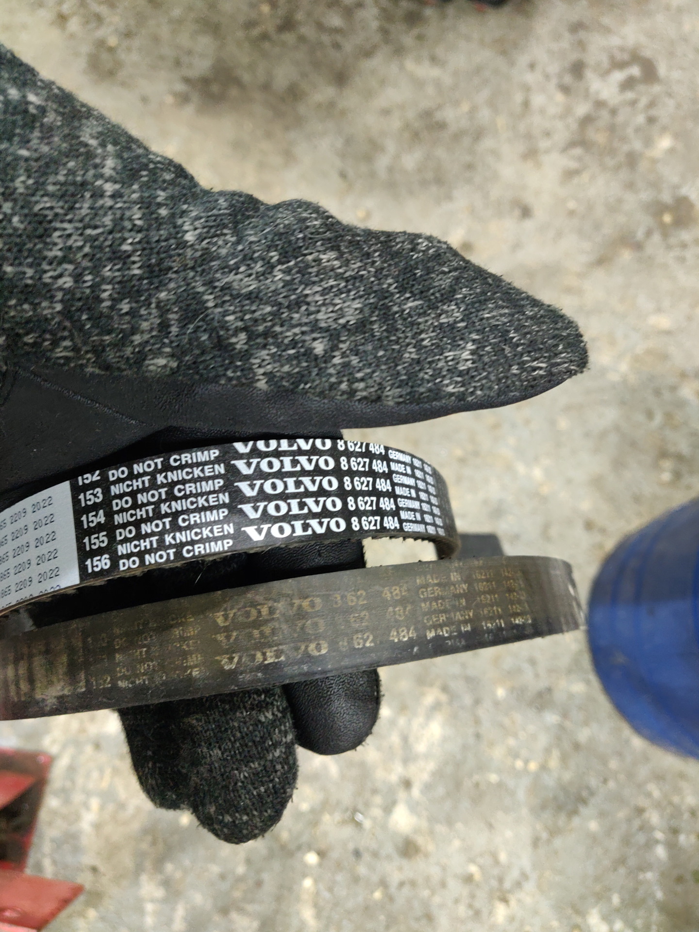 Меняю ремень ГРМ на контрактном моторе — Volvo XC70 II, 2,5 л, 2004 ...