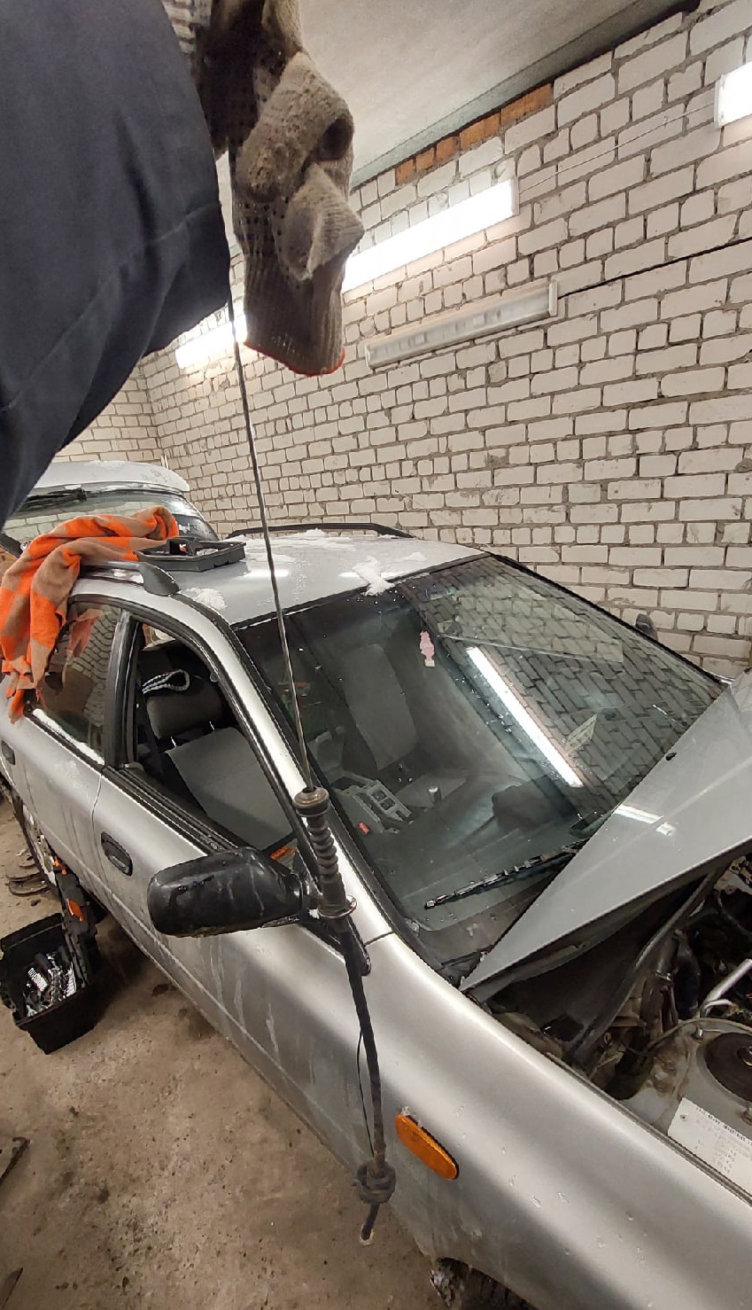 Техническое: Обрыв троса сцепления и ДТП — Subaru Impreza (GC, GF), 2 л ...