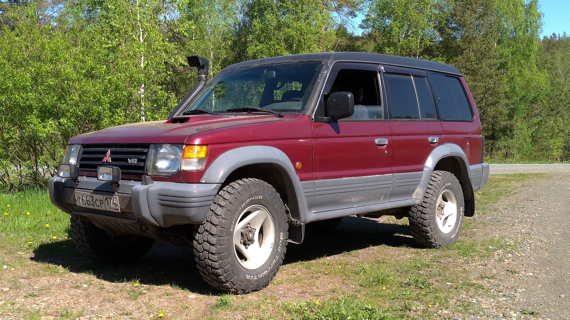 Mitsubishi Pajero (2G) 3.0 бензиновый 1993 | Ruby на DRIVE2